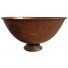 Hand Painted Copper Vessel Sink Round  Garden